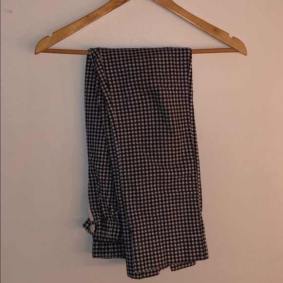 Brandy Melville Pants - Brandy Melville blue/white checkered pants